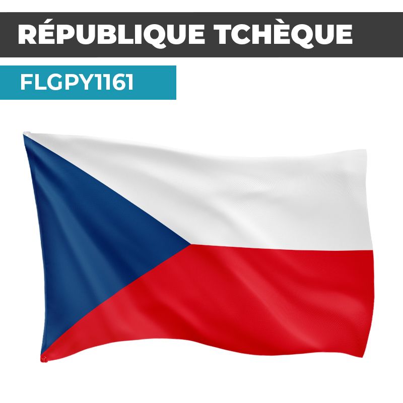 Drapeau RÉPUBLIQUE TCHÈQUE