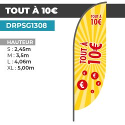 Drapeau TOUT À 10€