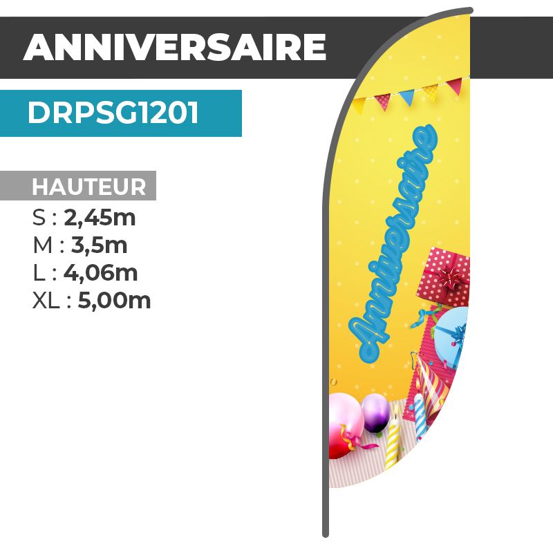 Drapeau ANNIVERSAIRE
