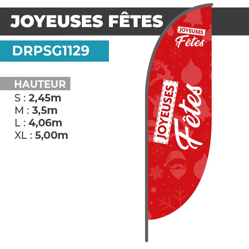Drapeau JOYEUSES FÊTES