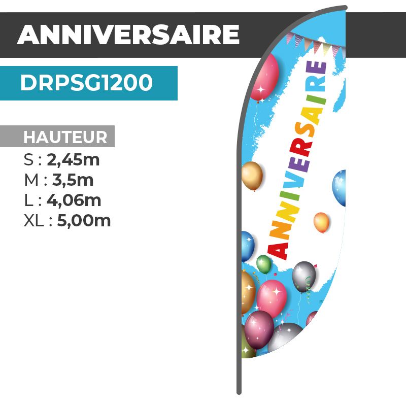 Drapeau ANNIVERSAIRE