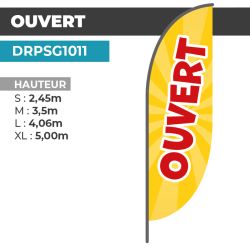 Drapeau OUVERT