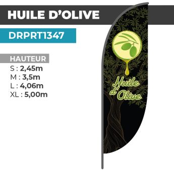 Drapeau HUILE D'OLIVE