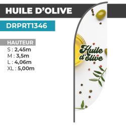 Drapeau HUILE D'OLIVE