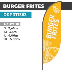 Drapeau BURGER FRITES