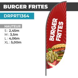 Drapeau BURGER FRITES