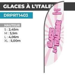 Drapeau GLACES À L'ITALIENNE