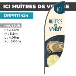 Drapeau ICI HUITRES DE VENDÉE