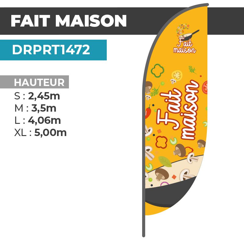 Drapeau FAIT MAISON
