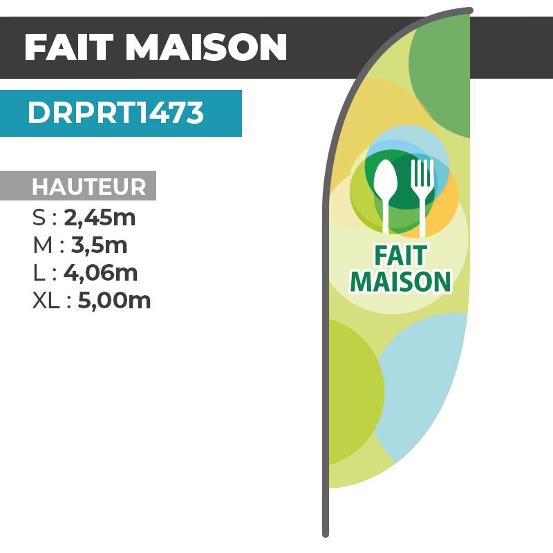 Drapeau FAIT MAISON