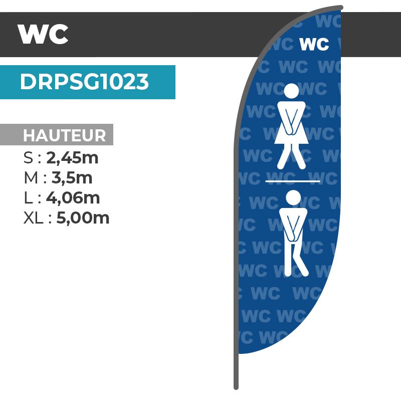 Drapeau WC
