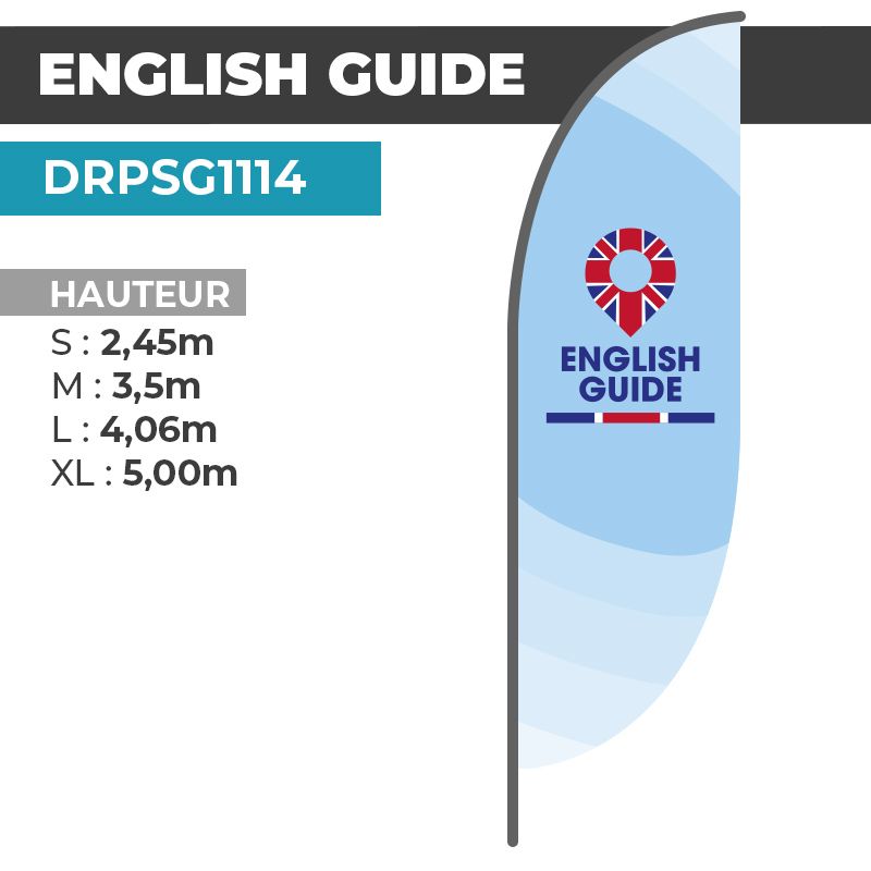 Drapeau GUIDE ANGLAIS ENGLISH GUIDE