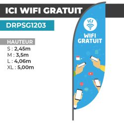 Drapeau WIFI GRATUIT