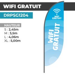 Drapeau WIFI GRATUIT