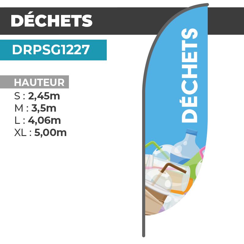 Drapeau DÉCHETS