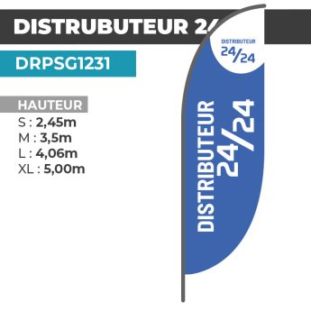 Drapeau DISTRIBUTEUR 24/24