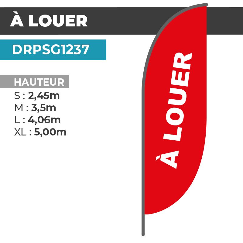 Drapeau À LOUER