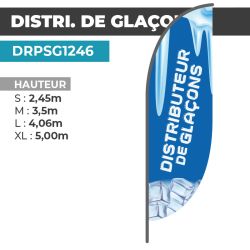 Drapeau DISTRIBUTEUR DE GLAÇONS