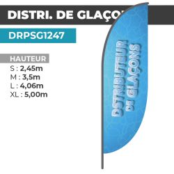Drapeau DISTRIBUTEUR DE GLAÇONS