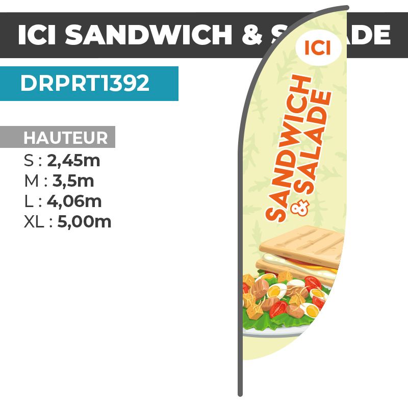 Drapeau SANDWICH ET SALADE