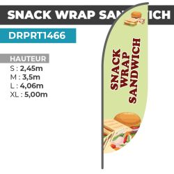 Drapeau SNACK WRAP SANDWICH