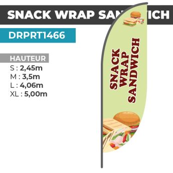 Drapeau SNACK WRAP SANDWICH