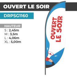Drapeau OUVERT LE SOIR