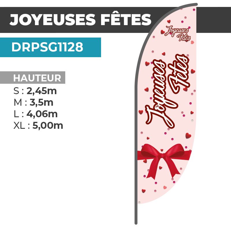 Drapeau JOYEUSES FÊTES