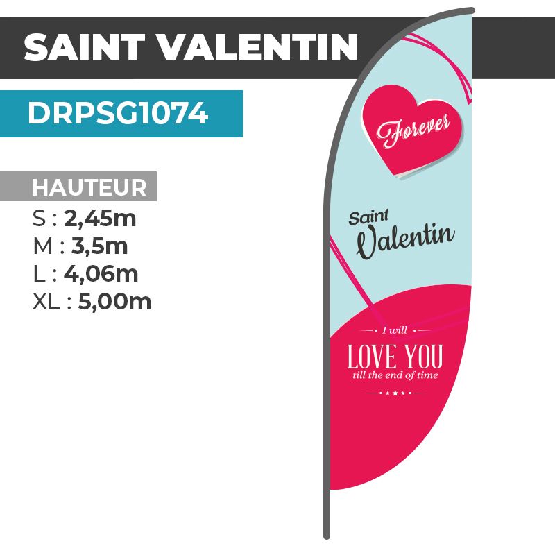 Drapeau SAINT VALENTIN