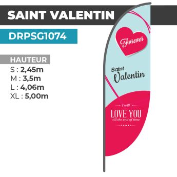 Drapeau SAINT VALENTIN
