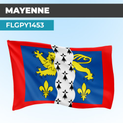 Drapeau MAYENNE | Pavillon...