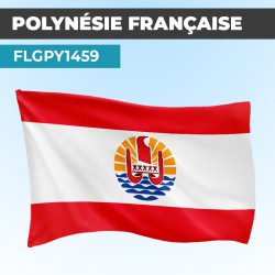 Drapeau POLYNESIE FRANÇAISE...