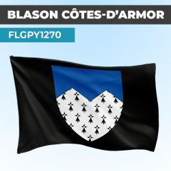 Drapeau COTES D'ARMOR |...