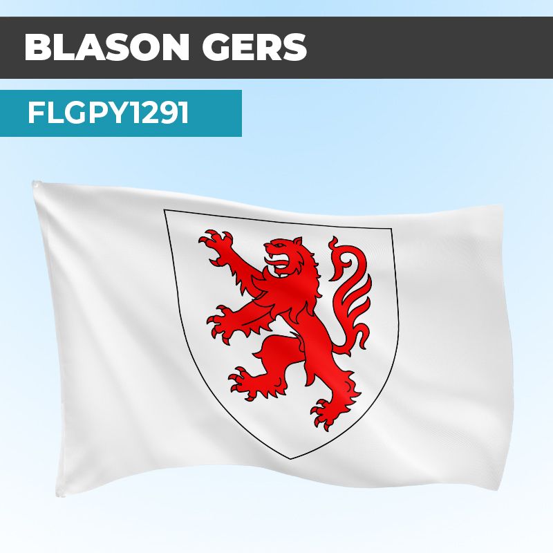 Drapeau XXX | Pavillon Blanc | Blason Armoirie