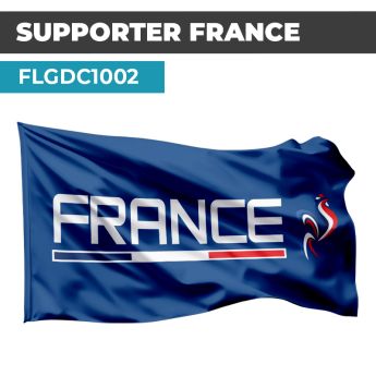 Drapeau FRANCE | Bannière sportive  | Drapeau Supporter Tricolore