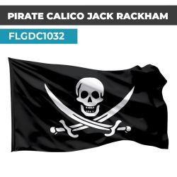 Drapeau PIRATE  | Calico Noir  | Drapeau Jack BACKHAN