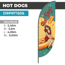 Drapeau HOT DOGS | Couleurs...