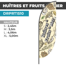 Drapeau HUITRES ET FRUITS...