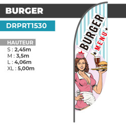 Drapeau BURGER MENU |...