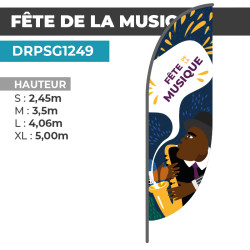 Drapeau FÊTE DE LA MUSIQUE...