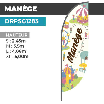 Drapeau MANEGE | Qualité Professionnelle | DRPSG1283