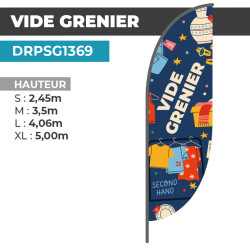 Drapeau VIDE-GRENIER |...