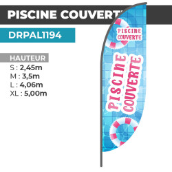 Drapeau PISCINE COUVERTE |...