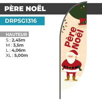 Drapeau Pere Noel