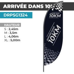 copy ofcopy ofcopy ofcopy ofDrapeau ICI CARTE GRISE | Voile + Mat | avec ou sans Pied