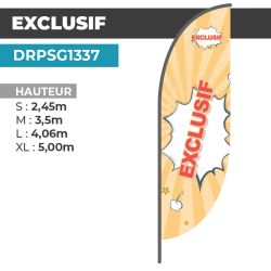 copy ofcopy ofcopy ofcopy ofcopy ofcopy ofcopy ofDrapeau ICI CARTE GRISE | Voile + Mat | avec ou sans Pied