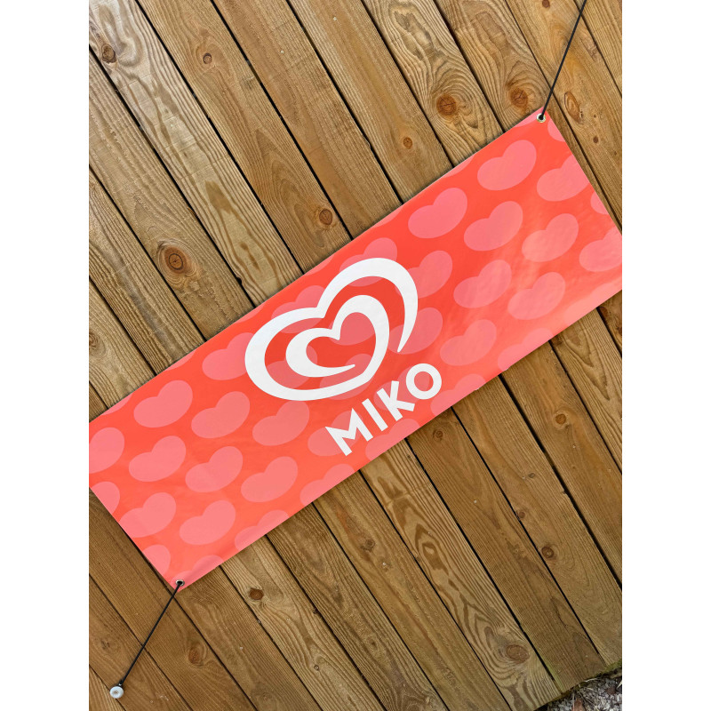 banderole glace miko