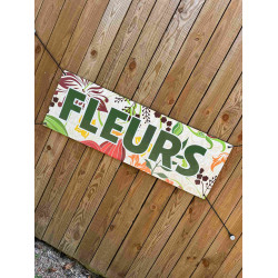 banderole fleurs