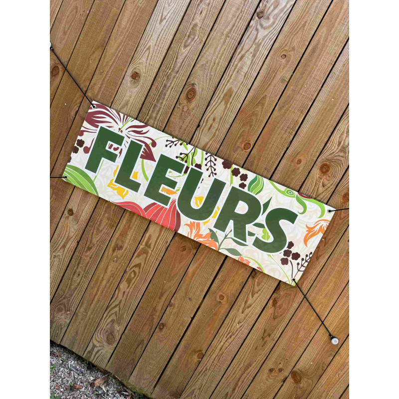 banderole fleurs