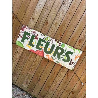 banderole fleurs